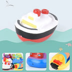 Kids bath boat toy set 6 pack soft vinyl bathtub boats for toddlers