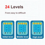 Ball maze puzzle kids logic game, ABS plastic, 17x22cm, problem-solving toy