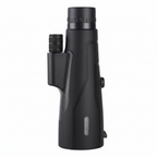 Monocular telescope waterproof night vision 12x zoom black, portable stargazing