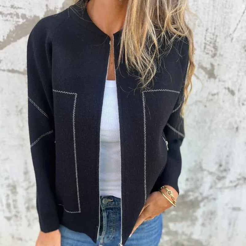 Women's zip jacket all-season lightweight, available in multiple colours
