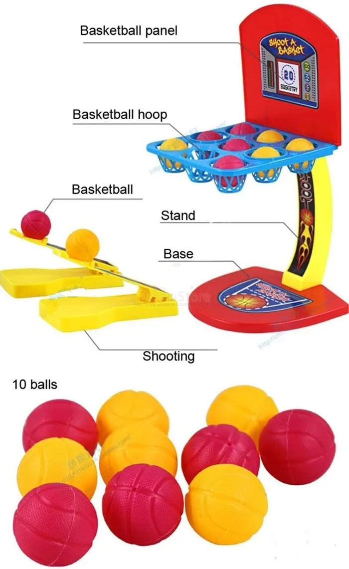Mini basketball game indoor shoot and score kids sport ABS