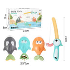 Bath fishing toy magnetic fishing game for toddlers BPA-free ages 18 months