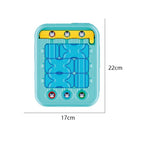 Ball maze puzzle kids logic game, ABS plastic, 17x22cm, problem-solving toy