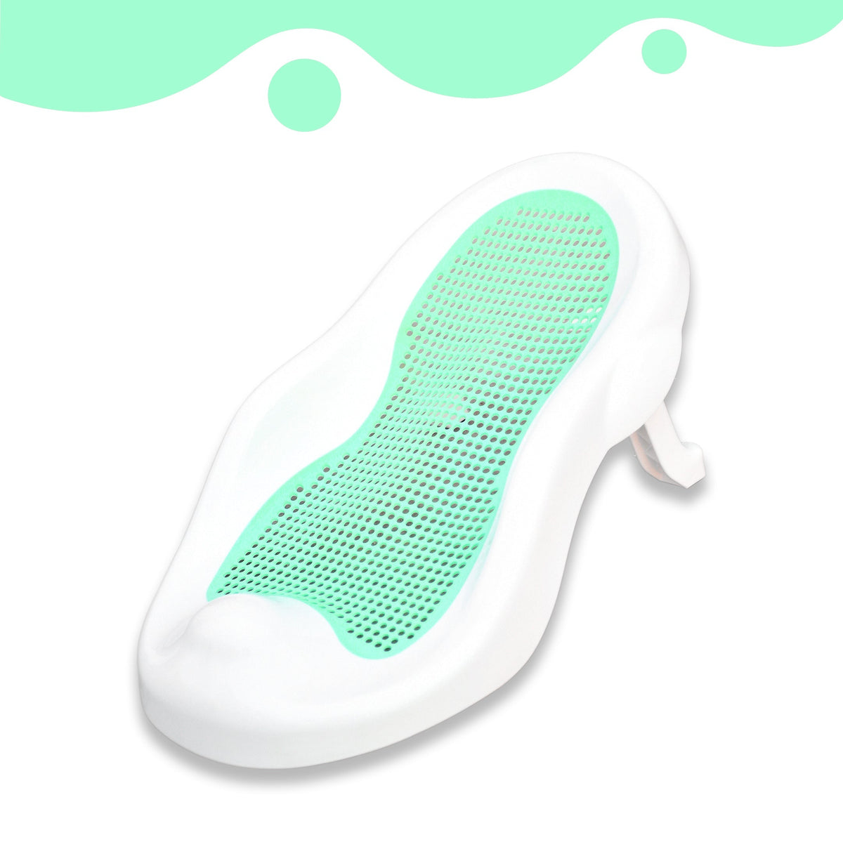 Baby bath chair foldable infant bath seat, safe and supportive for newborns