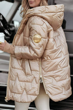 Women's transitional coat in elegant relaxed fit, available in Brown, Grey, Beige and Black
