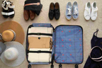 360 degree foldable hard shell travel suitcase with spinner wheels and combination lock