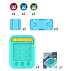 Ball maze puzzle kids logic game, ABS plastic, 17x22cm, problem-solving toy