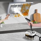 2500W high pressure steam cleaner with 6 speed settings and 5 brush heads