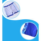 Kids 2 piece quick dry swimsuit unisex in pink and blue