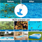 Cordless 3-in-1 rechargeable pool vacuum cleaner, 10W motor, 90 min runtime