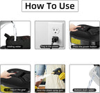 2500W high pressure steam cleaner with 6 speed settings and 5 brush heads