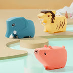 Bath toy water squirters dinosaur and animal figures for kids aged 2-6