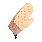 Cat grooming glove 2-in-1 rubber brush and massage, fits most hand sizes