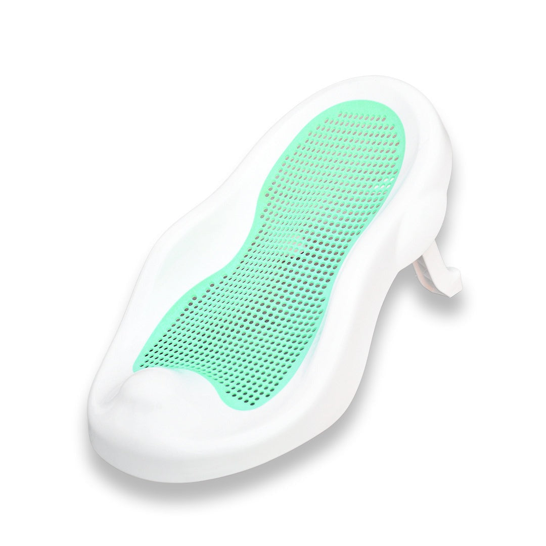 Baby bath chair foldable infant bath seat, safe and supportive for newborns