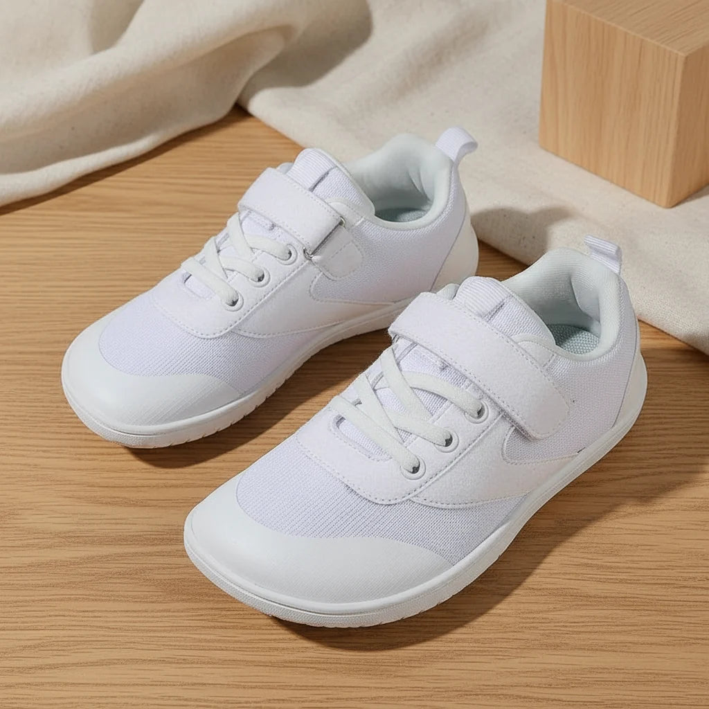 Kids barefoot sneakers breathable lightweight with anti-slip rubber sole