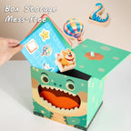 Wooden balance stacking toy educational fine motor skills natural wood colourful shapes