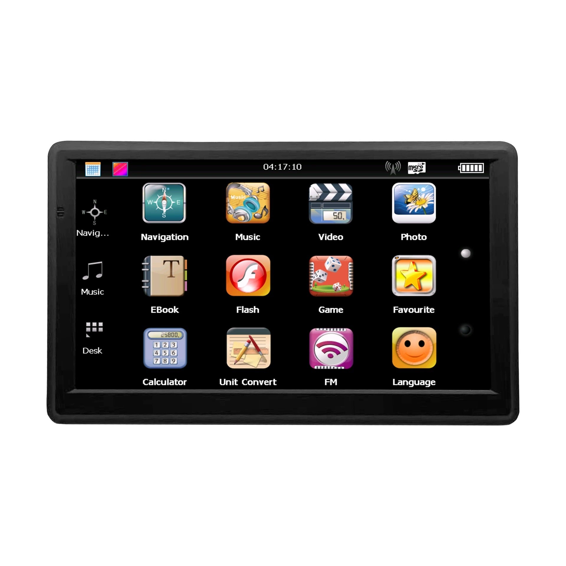 7 inch GPS navigation system for car and truck with real-time traffic and AU EU maps