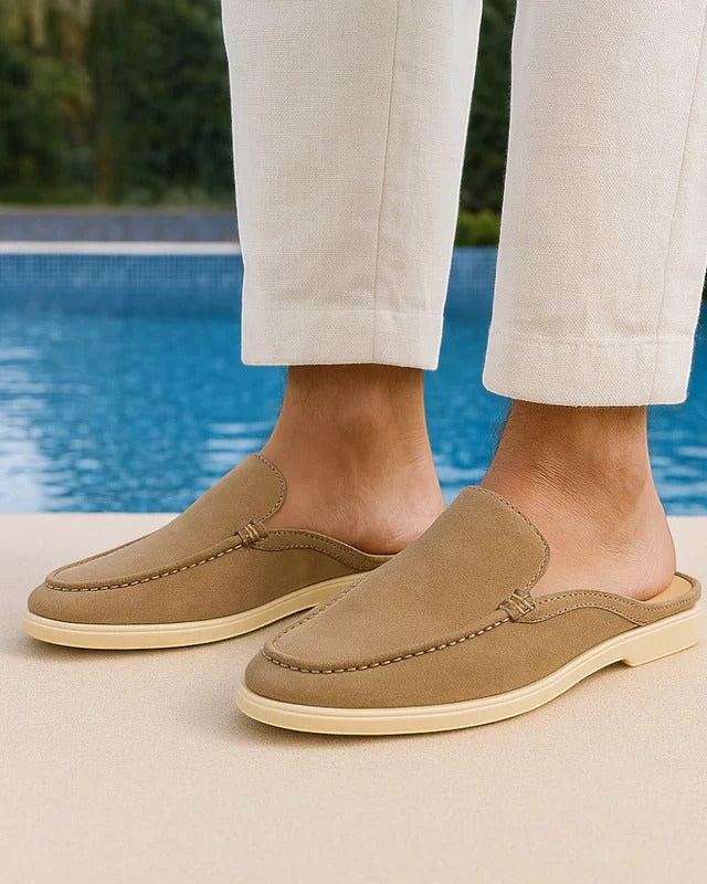 Men slip-on loafers in versatile colours, lightweight casual dress shoe