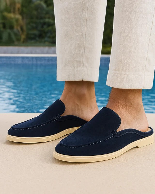 Men slip-on loafers in versatile colours, lightweight casual dress shoe