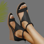 Women's orthopedic sandals with arch support, gel cushioning and wide fit