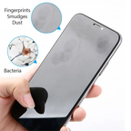 3-in-1 screen cleaner spray touchscreen mist cleaner portable microfiber, blue and gray