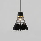 Industrial pendant lamp 1-light metal geometric ceiling fixture for kitchen