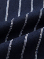 Men's linen shirt and pants set, breathable summer two-piece outfit in navy, white and black