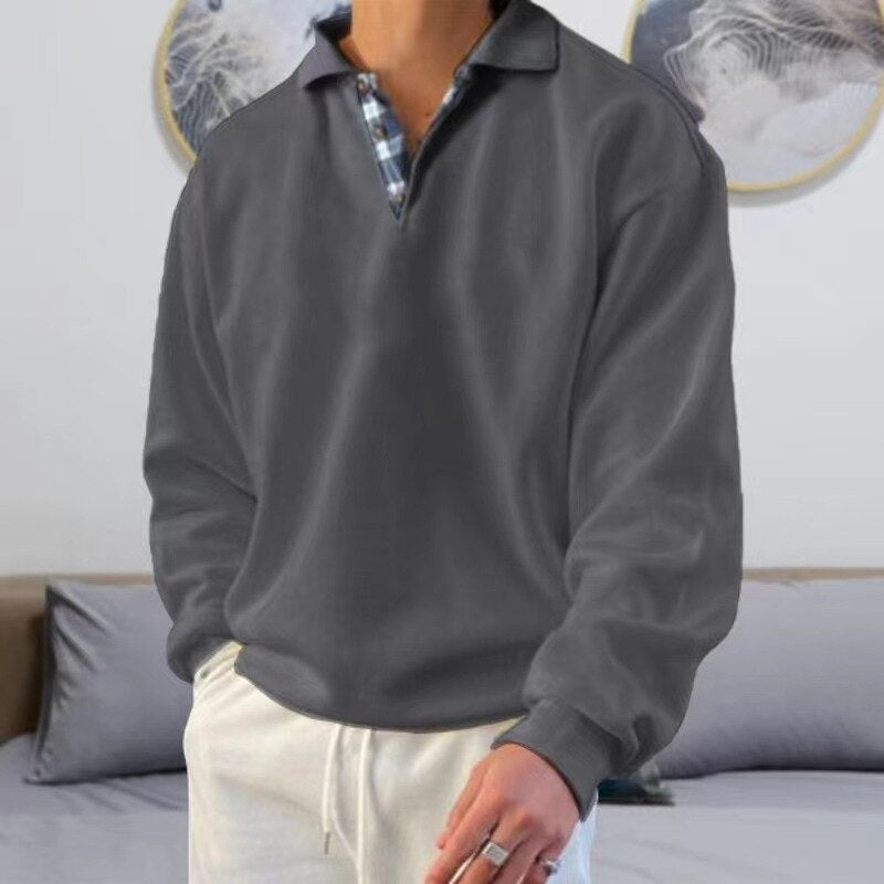 Men classic crewneck sweater available in multiple colors and sizes M to 5XL