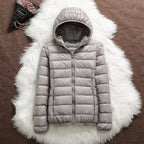 Women waterproof lightweight jacket with removable adjustable hood