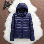 Women waterproof lightweight jacket with removable adjustable hood