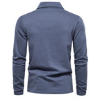 Men polo shirt classic fit available in blue beige green and dark grey