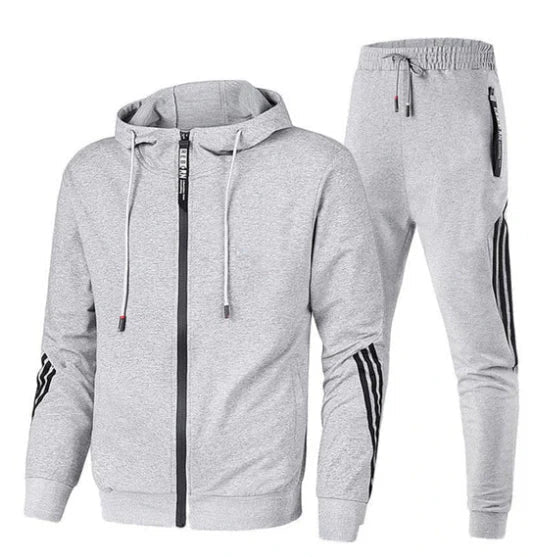 Men's Velvet Tracksuit Set | Cotton Mix, All Seasons