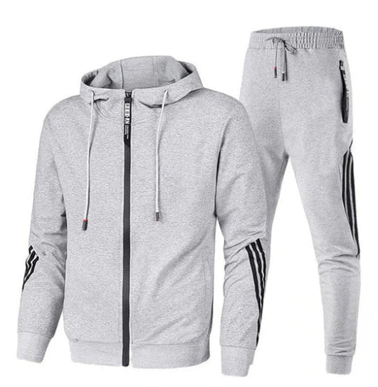 Men's Velvet Tracksuit Set | Cotton Mix, All Seasons