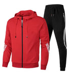 Men's Velvet Tracksuit Set | Cotton Mix, All Seasons