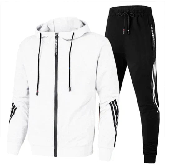Men's Velvet Tracksuit Set | Cotton Mix, All Seasons
