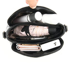 Women vegan leather handbag spacious structured design multiple colors