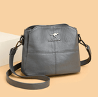 Women vegan leather handbag spacious structured design multiple colors