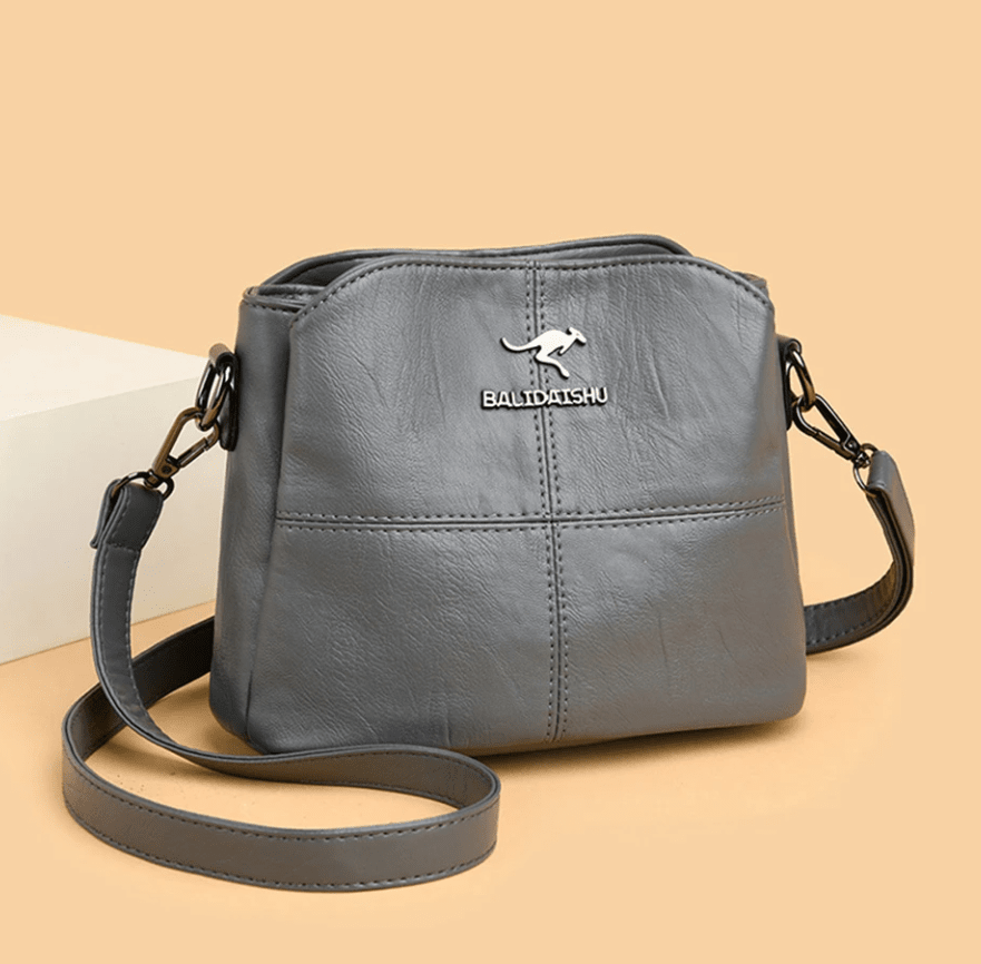 Women vegan leather handbag spacious structured design multiple colors
