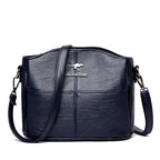 Women vegan leather handbag spacious structured design multiple colors