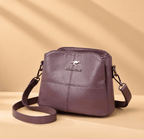Women vegan leather handbag spacious structured design multiple colors