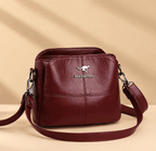 Women vegan leather handbag spacious structured design multiple colors