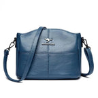 Women vegan leather handbag spacious structured design multiple colors
