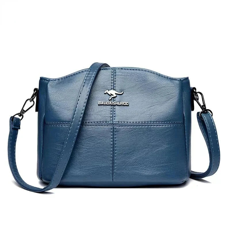 Women vegan leather handbag spacious structured design multiple colors