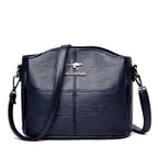 Women vegan leather handbag spacious structured design multiple colors