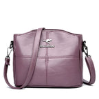 Women vegan leather handbag spacious structured design multiple colors
