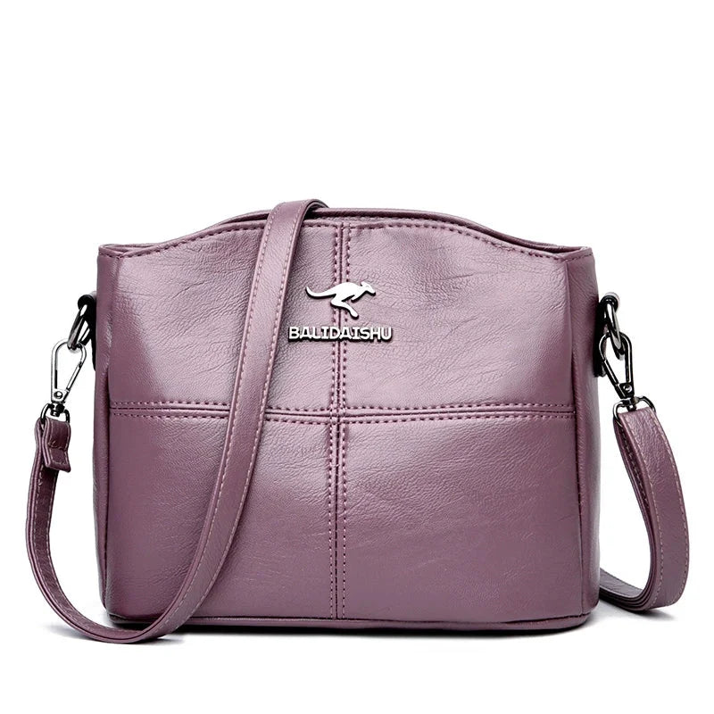 Women vegan leather handbag spacious structured design multiple colors