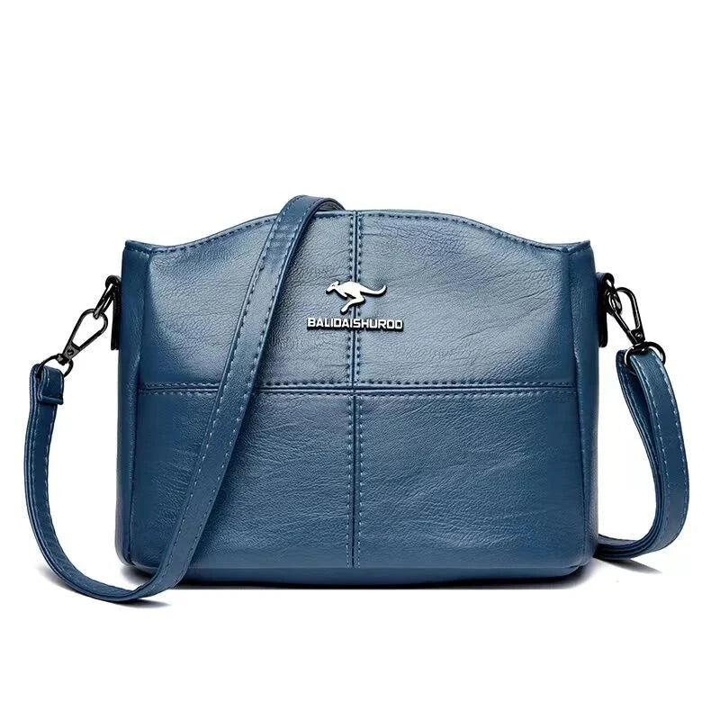 Women vegan leather handbag spacious structured design multiple colors