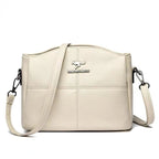 Women vegan leather handbag spacious structured design multiple colors