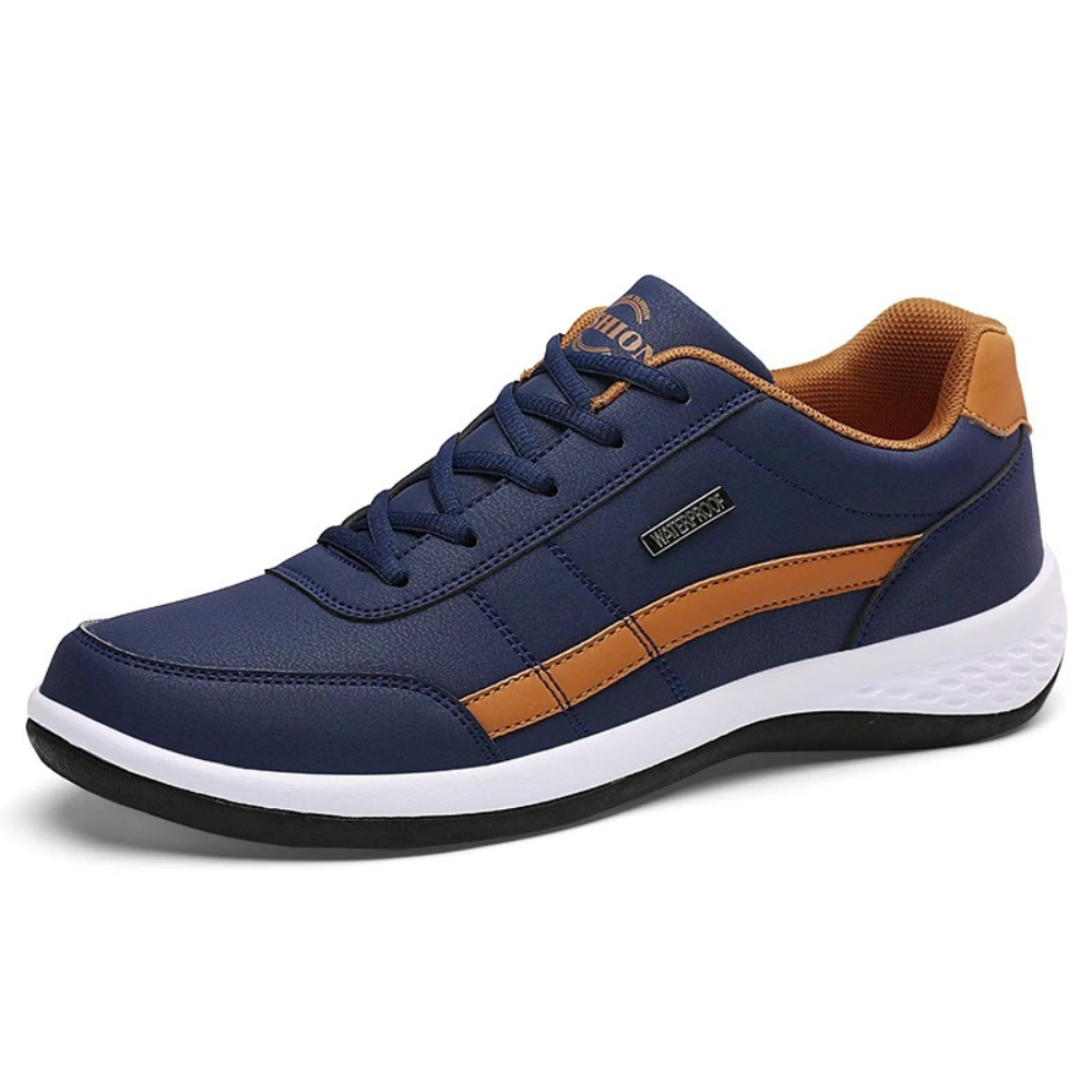 Orthopedic Men Leather Shoes | Arch Support, Waterproof