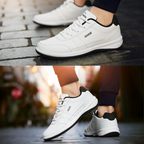 Orthopedic Men Leather Shoes | Arch Support, Waterproof